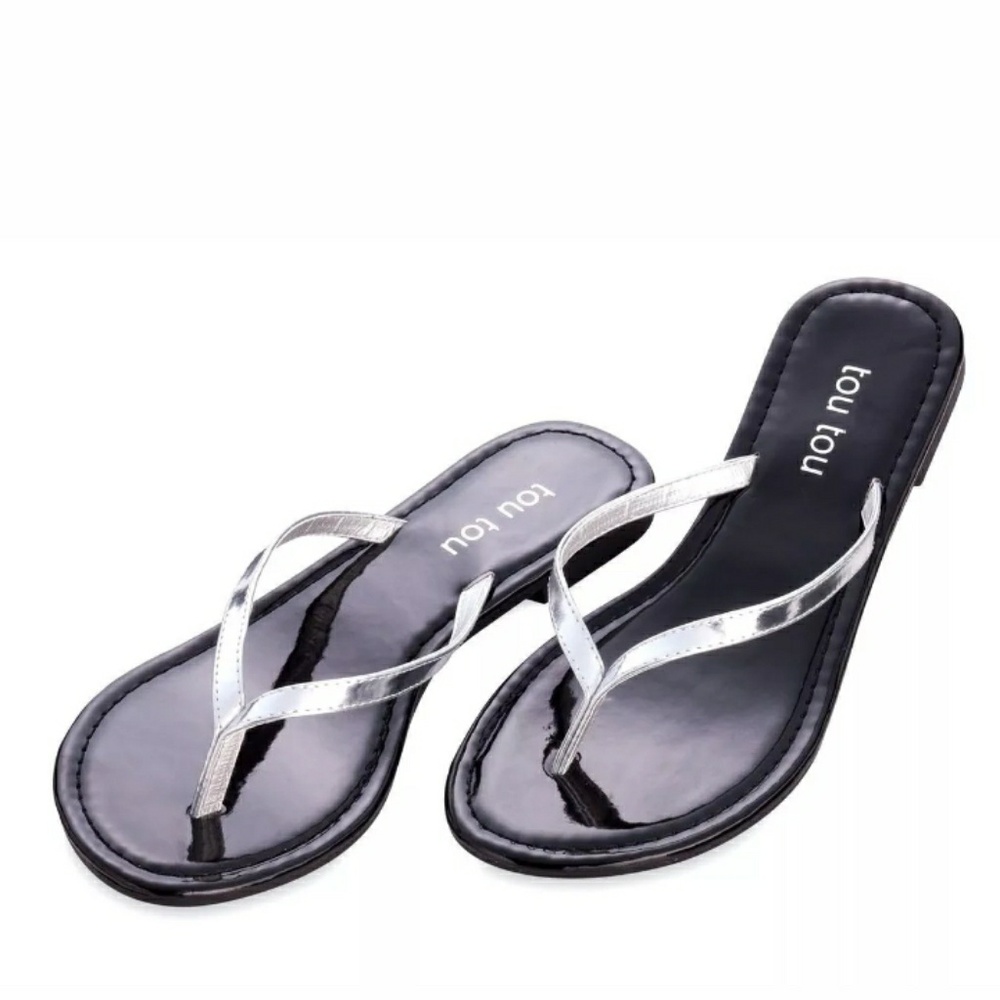 You tou Silver Sandals